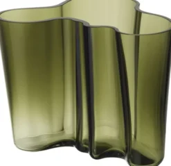 Aalto vase 16 cm - mosgrøn