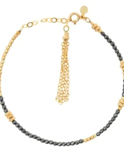 Abby Facet Hematite - Gold