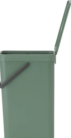 Affaldsspand m/låg sort. kon. 16 lt