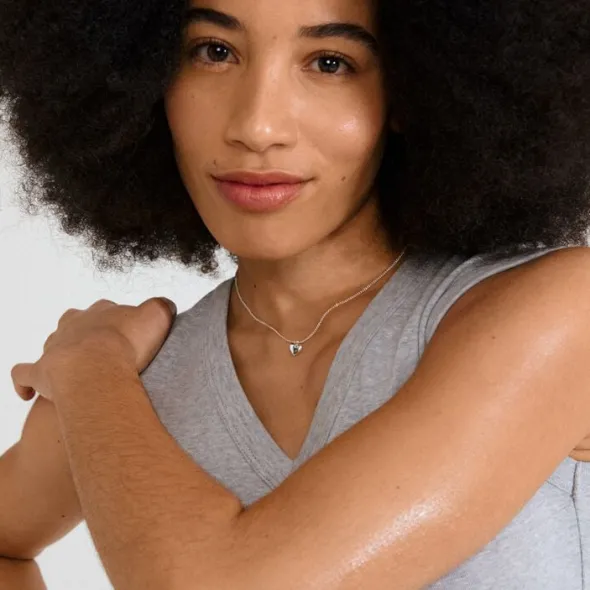 ALAIA necklace silver-plated