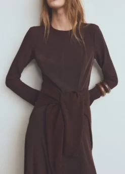 A-line dress with godets