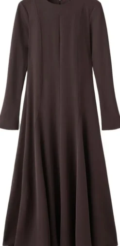 A-line dress with godets