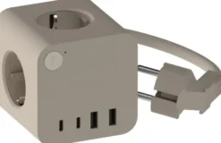Ampie wired Kraftverk med flera uttag