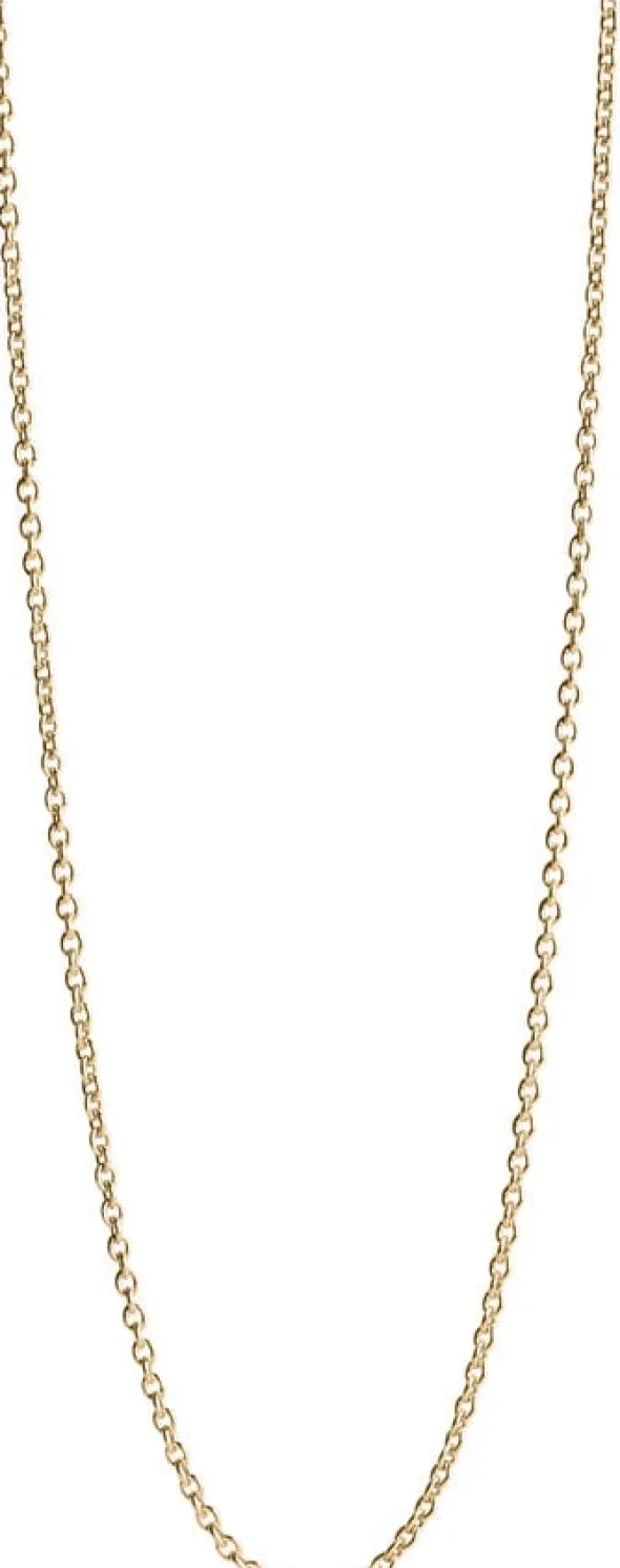 Anchor Chain, gold plated sterling silver - 42 CM
