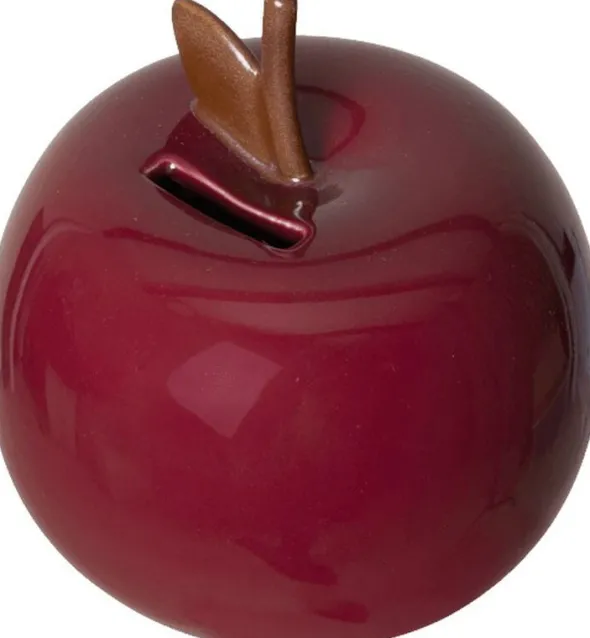 Apple Money Bank - Deep Red
