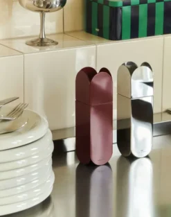 Arcs Salt & Pepper Grinder-Burgundy