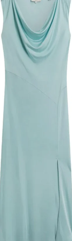 ASORELA Cowl Neck Maxi Jersey Dress