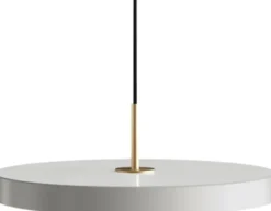 Asteria nuance mist Ø 43 x 14 cm, 2. 7m cordset