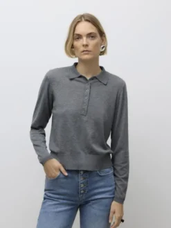 AWSIKITA LS O-NECK POLO KNIT NOOS