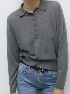 AWSIKITA LS O-NECK POLO KNIT NOOS