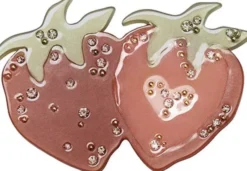 Baia Brooch Cranberry