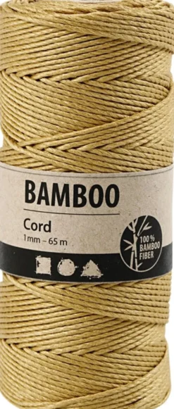 Bambussnor, tykkelse 1 mm.