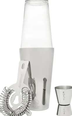"Barsett Boston 0,45 liter 4 deler Rustfritt stÃ¥l/Glass"