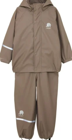 Basic rainwear set -solid PU