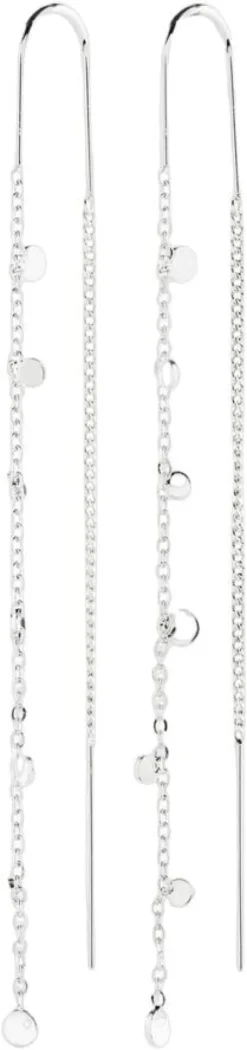 BAYLEN chain earrings silver-plated