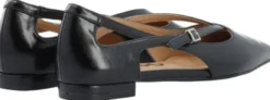 BIABARI Cut Out Pointy Flat Faux Leather