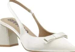 BIAMARALYN Bow Slingback Satin