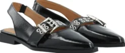BIAVICTORIA Single Buckle Slingback Leather
