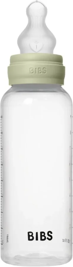 BIBS Baby Bottle Round Silicone 1 pack 270 ml Medium Flow Sa