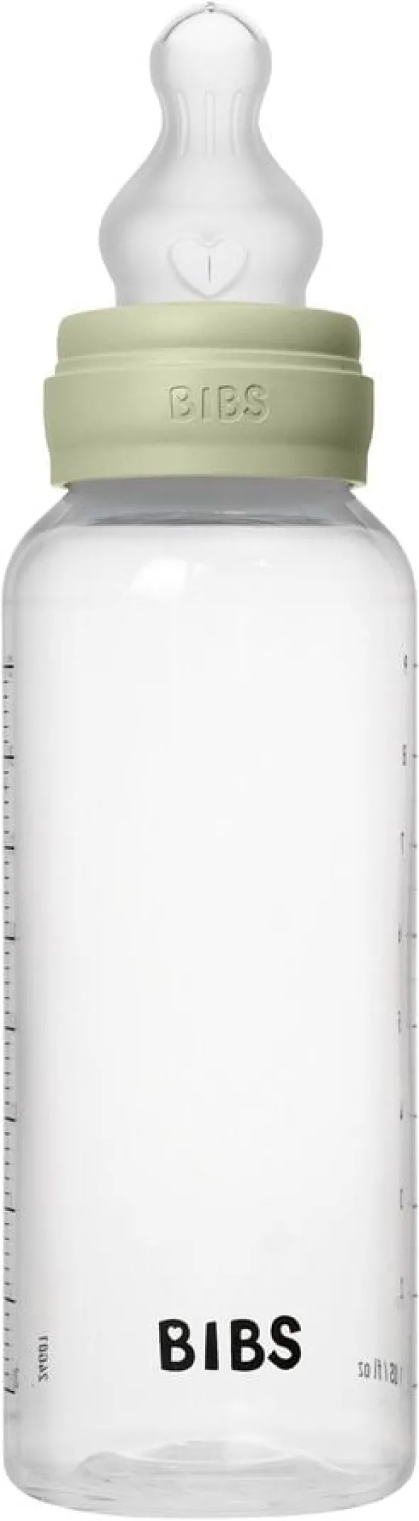BIBS Baby Bottle Round Silicone 1 pack 270 ml Medium Flow Sa