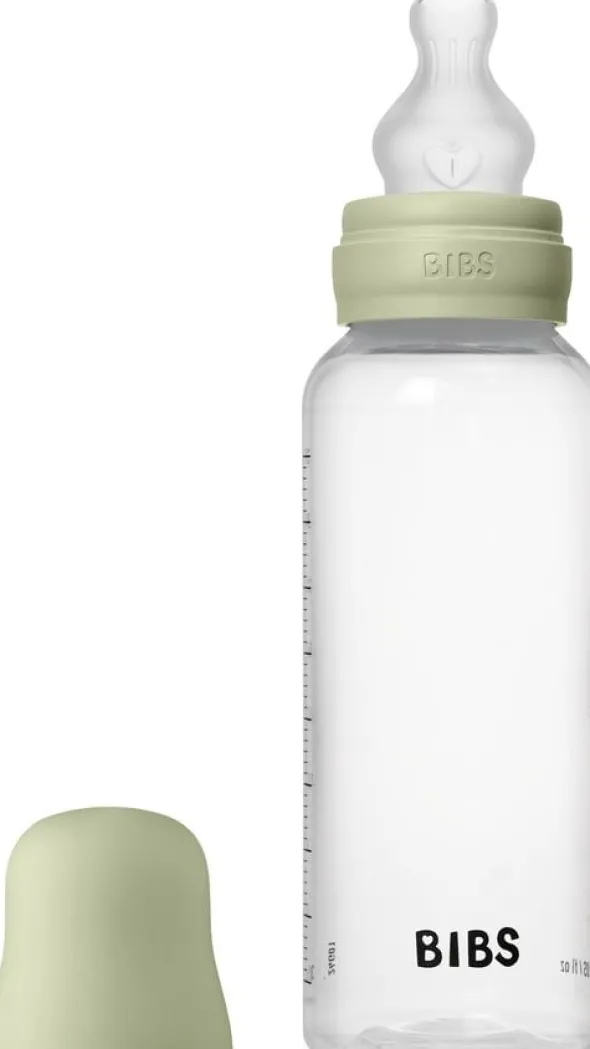 BIBS Baby Bottle Round Silicone 1 pack 270 ml Medium Flow Sa