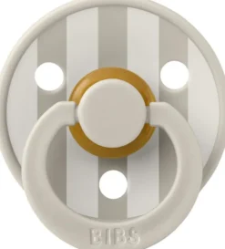 BIBS Pacifier Studio Colour Block Latex Size 1 Sand/Ivory