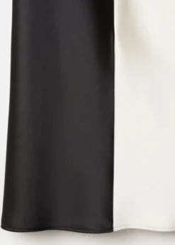 Bicolour midi dress