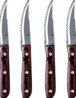 Biffkniv XL Old Farmer Classic 23,5 cm 4 stk. Tre/Stål
