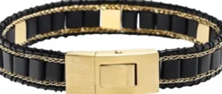 Black Onyx Stud Bracelet
