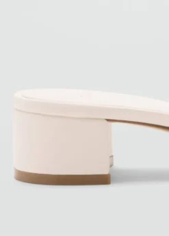 Block-heel sandals with strap