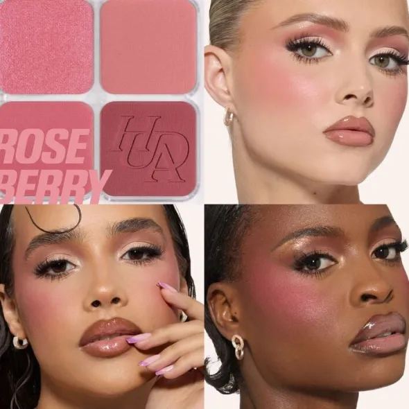 Blush Filter Blurring Blushlighters Palette - Palett med blush och hig