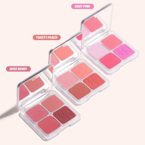 Blush Filter Blurring Blushlighters Palette - Palett med blush och hig