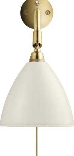 BL7 Wall Lamp - ø16 (Base: Brass, Shade: Bone China)