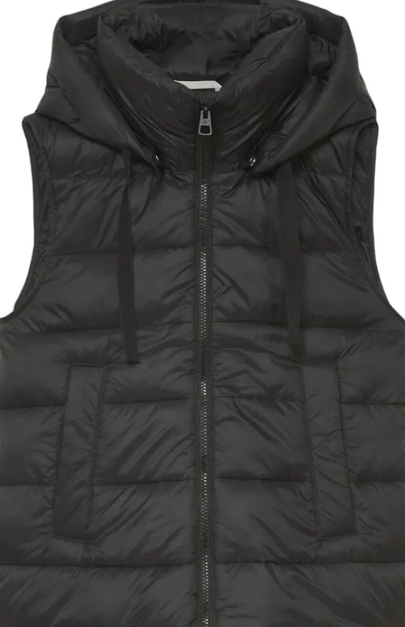 BNOS recycled no down, vest, detach