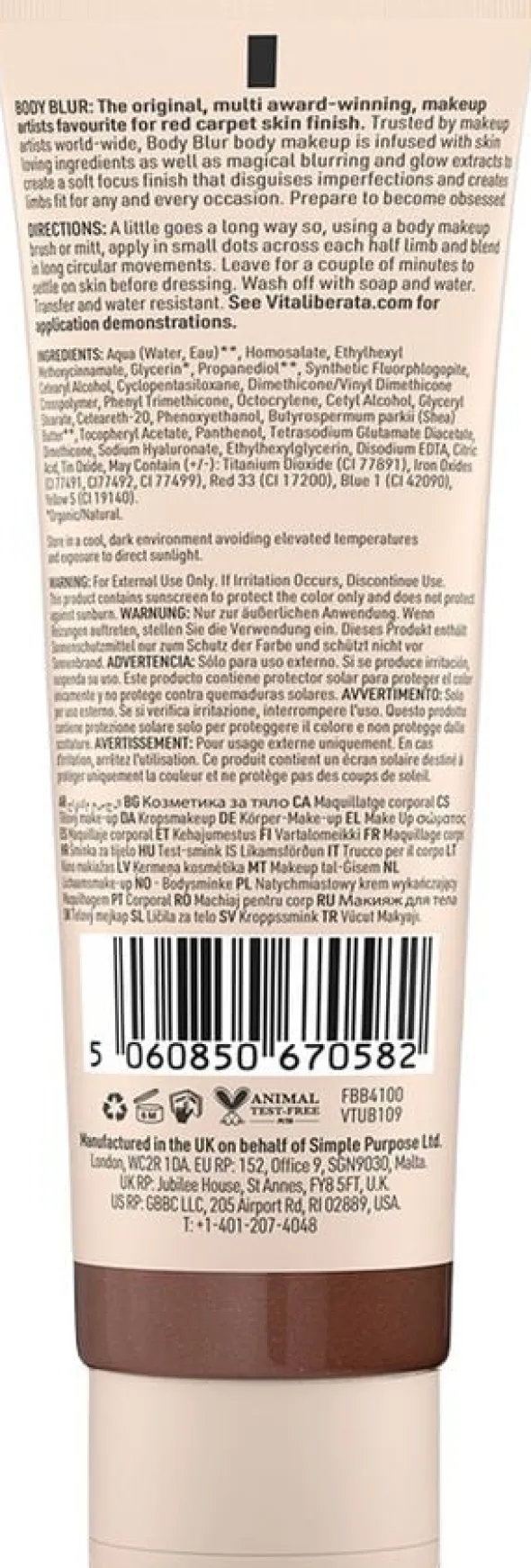 Body Blur Dark 100 ml