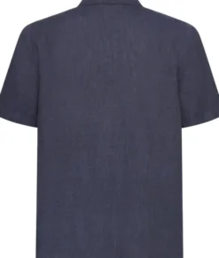 Box short sleeve linen shirt GOTS/Vegan