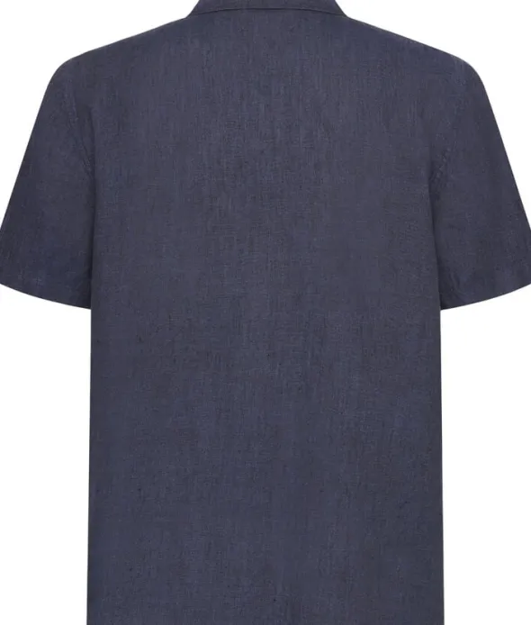 Box short sleeve linen shirt GOTS/Vegan