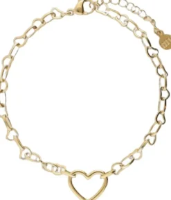 Bracelet heart chain
