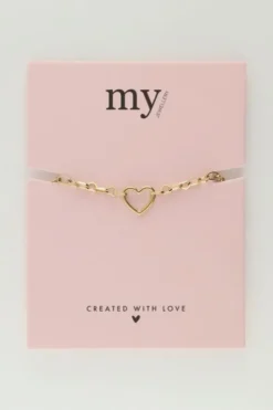Bracelet heart chain