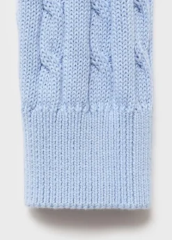 Braided knitted sweater