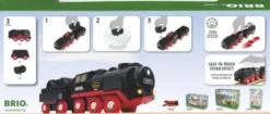 Brio batteridrevet damptog