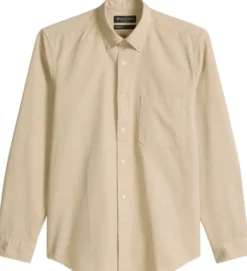 Button down collar, long sleeves, o