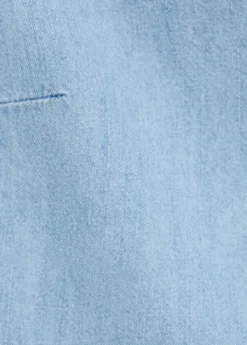 Buttoned denim gilet