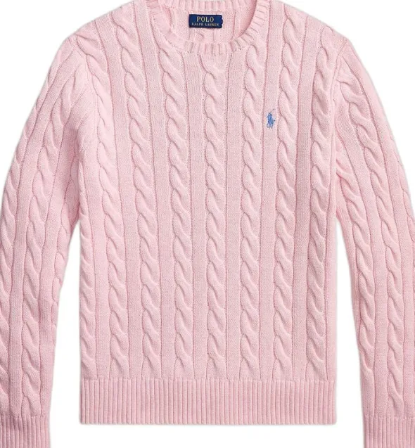 Cable-Knit Cotton Sweater