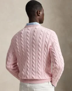 Cable-Knit Cotton Sweater