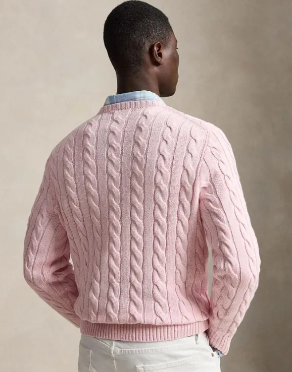 Cable-Knit Cotton Sweater