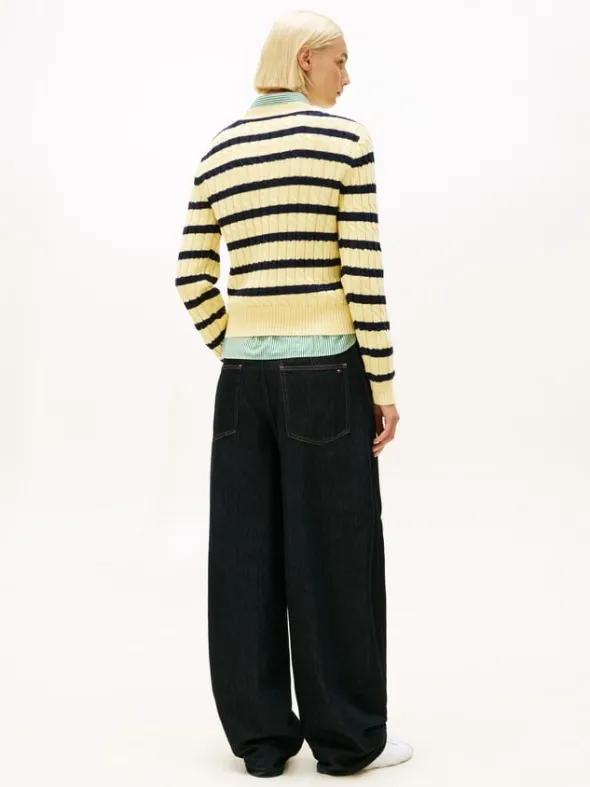 Cable Knit Crew Neck Jumper