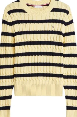 Cable Knit Crew Neck Jumper