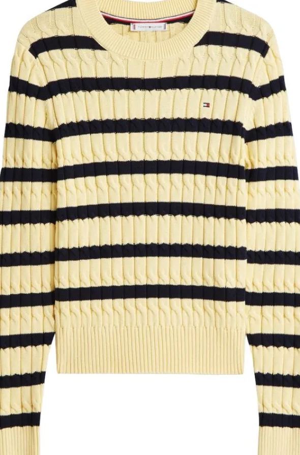 Cable Knit Crew Neck Jumper