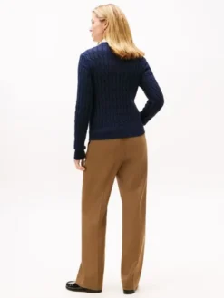 Cable Knit Crew Neck Jumper